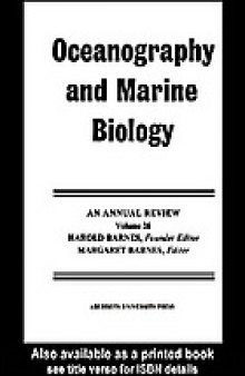 Oceanography and marine biology. : volume 26 an annual review