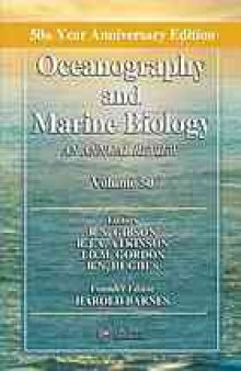 Oceanography and marine biology.: Volume 50 an annual review