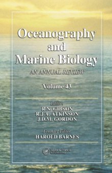 Oceanography and Marine Biology: An Annual Review, Volume 43 (Oceanography and Marine Biology)