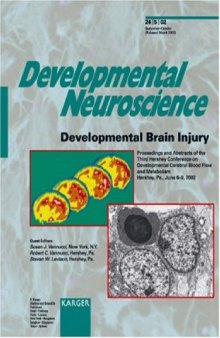 Developmental Brain Injury, Volume 24 24 5 