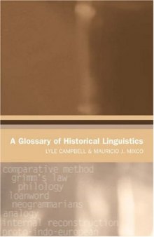 A Glossary of Historical Linguistics 