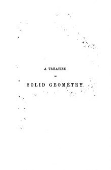 A treatise on solid geometry