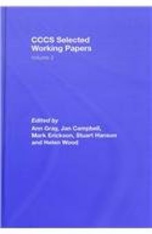 CCCS Selected Working Papers: Volume 2
