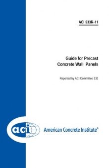 ACI 533R-11: Guide for Precast Concrete Wall Panels