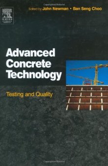 Advanced Concrete Technology 4: Testing & Quality (Advanced Concrete Technology Set)
