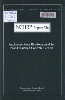 Anchorage zone reinforcement for post-tensioned concrete girders