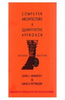 Computer Architecture a Quantitative Approach