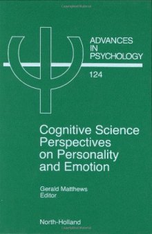 Cognitive Science Perspectives on Personality and Emotion