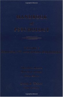 Handbook of psychology: Personality and social psychology, Volume 5