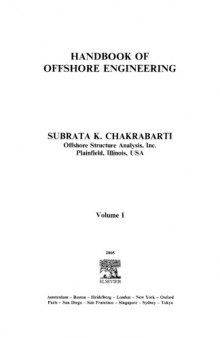 Handbook of Offshore Engineering vol1