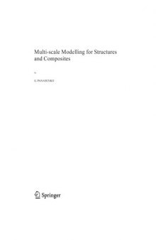 Multi-scale modelling for structures and composites