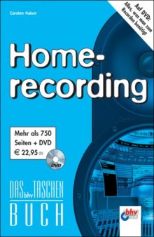 Homerecording - Das bhv Taschenbuch, 2. Auflage