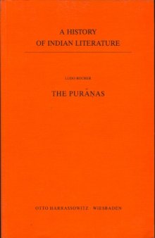 A History of Indian Literature, Volume VII: Buddhist and Jaina Literature, Fasc. 3: The Purāṇas  