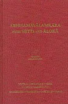 Abhisamayalamkara with Vrtti and Aloka