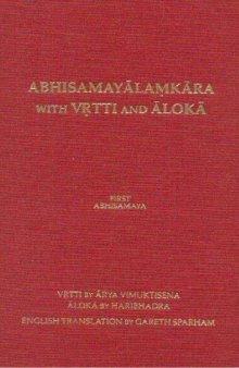 Abhisamayalamkara with Vrtti and Aloka