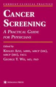 Cancer Screening: A Practical Guide for Physicians