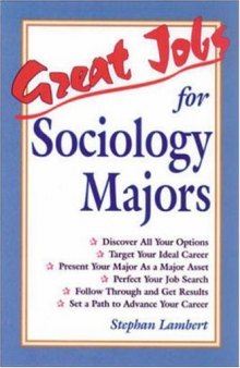Great jobs for sociology majors