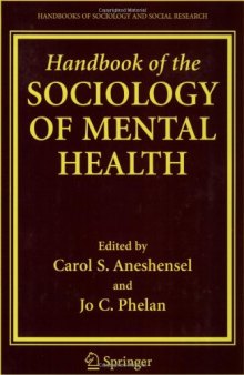 Handbook of the Sociology of Mental Health