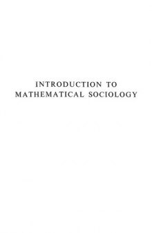 Introduction to Mathematical Sociology