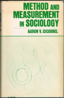 Method and Measurement in Sociology
