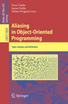 Aliasing in Object-Oriented Programming. Types, Analysis and Verification