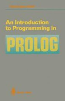 An Introduction to Programming in Prolog