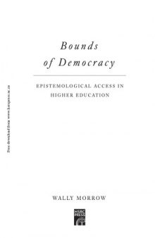 Bounds of Democracy: Epistemological Access in Higher Education