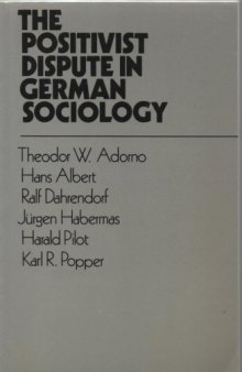 Positivist Dispute in German Sociology