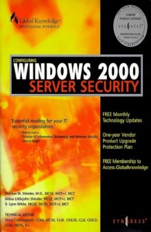 Configuring ISA Server 2000: Building Firewalls for Windows 2000