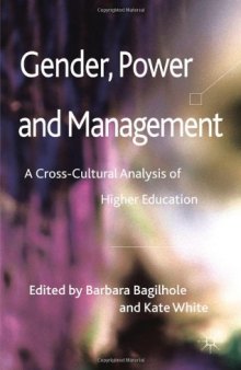 Gender, Power and Management: A Cross-Cultural Analysis of Higher Education  