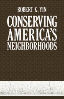 Conserving America’s Neighborhoods