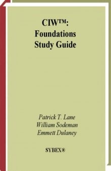 CIW: Foundations Study Guide (Exam 1D0-410)