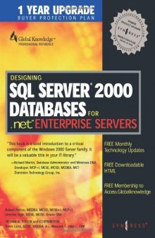 Designing SQL Server 2000 Databases. for .Net ™ Enterprise Servers