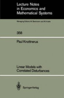 Linear Models with Correlated Disturbances