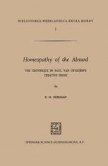 Homeopathy of the Absurd: The Grotesque in Paul van Ostaijen’s Creative Prose