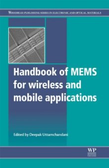 Handbook of MEMS for wireless and mobile applications