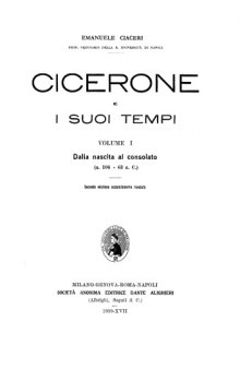 Cicerone e i suoi tempi (1)  