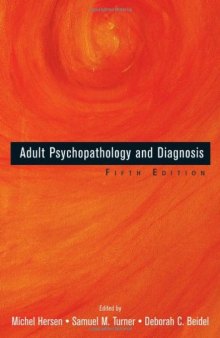 Adult Psychopathology and Diagnosis 5th Edition