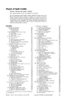 Physics of liquid crystals