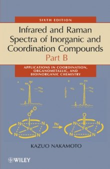 Infrared and Raman Spectra of Inorganic and Coordination Compounds, Applications in Coordination, Organometallic, and Bioinorganic Chemistry