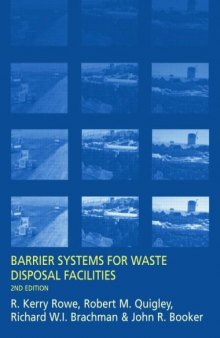 Barrier Systems for Waste Disposal 2nd edition