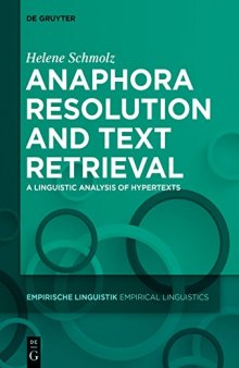 Anaphora Resolution and Text Retrieval