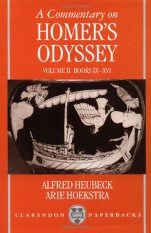 A Commentary on Homer's Odyssey: Volume II:  Books IX-XVI