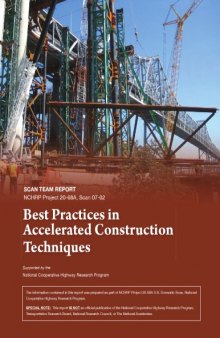 Best Practices in Accelerated Construction Techniques