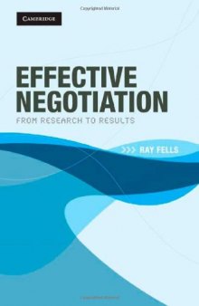 Effective Negotiation