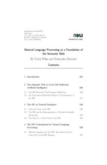 Natural Language Processing as a Foundation of the Semantic Web (Foundations and Trends in Web Science)