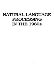 Natural language processing in the 1980s: a bibliography