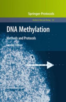DNA Methylation: Methods and Protocols