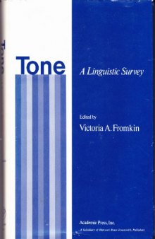 Tone. A Linguistic Survey