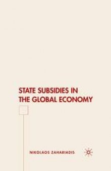 State Subsidies in the Global Economy